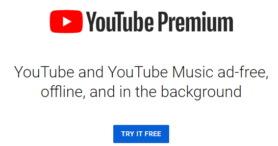 YouTube premium subscription